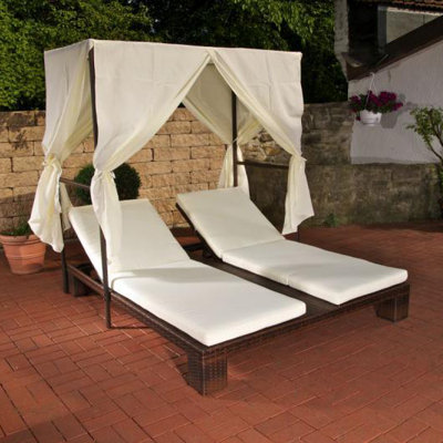 Garten Living Einzelliegen-Set mit Auflage Schrock | Wayfair.de